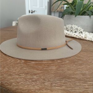 Brixton Tan Fedora Hat